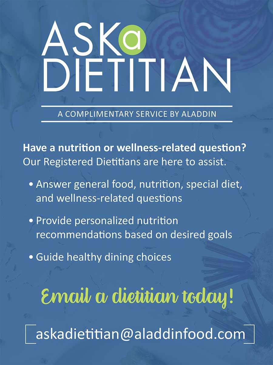 Email a dietitian today